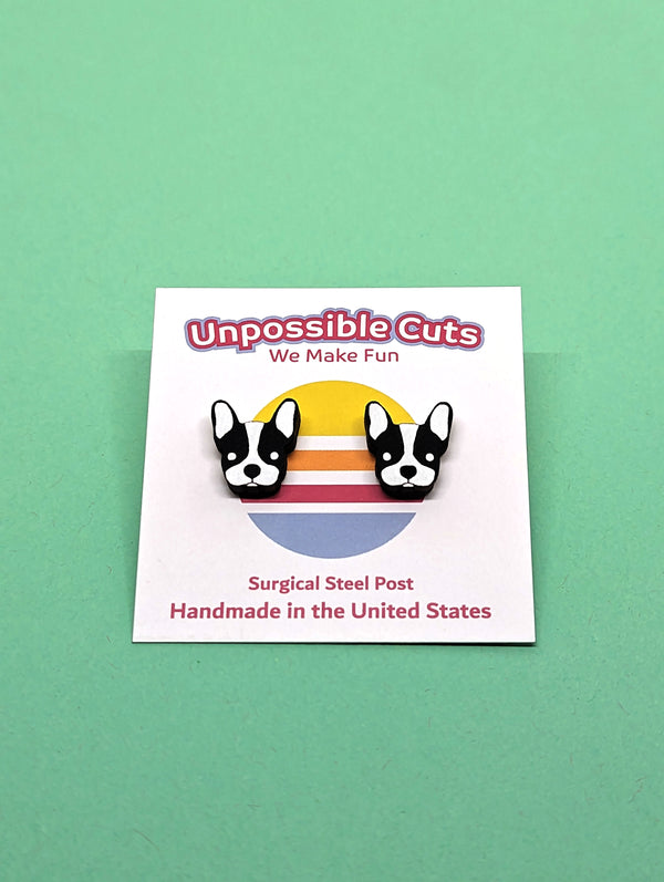 Boston Terrier Earrings