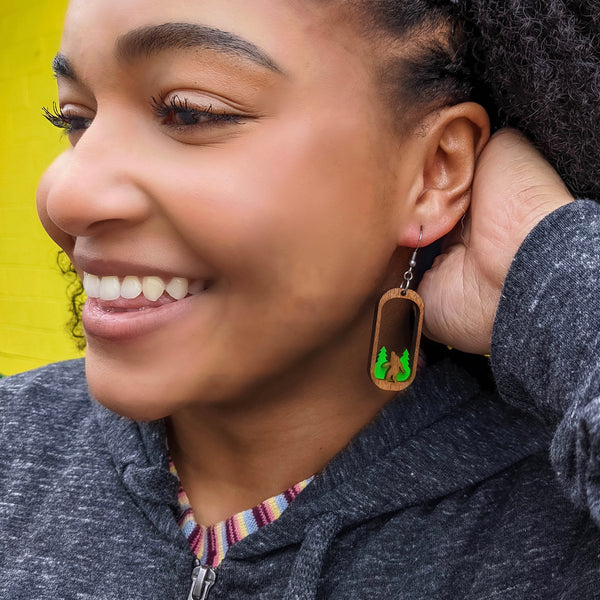 Bigfoot Dangle Earrings