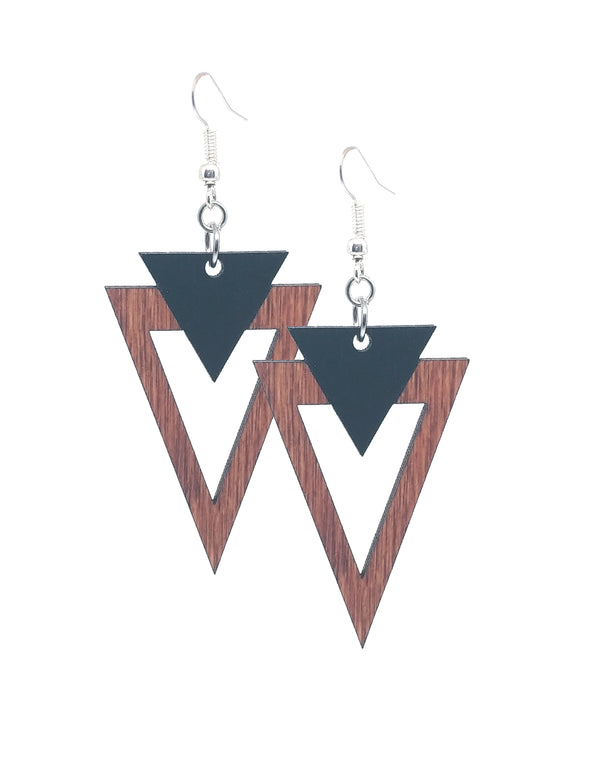 Deco Down Dangle Earrings