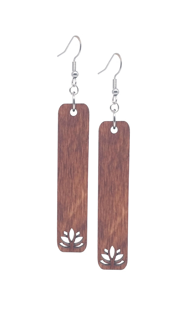 Lotus Dangle Earrings