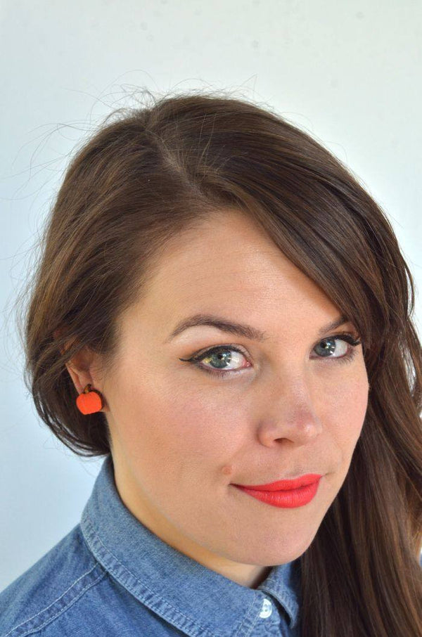 Pumpkin Earrings