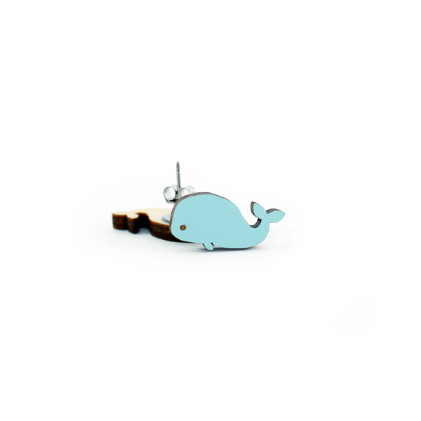 Whale Earrings