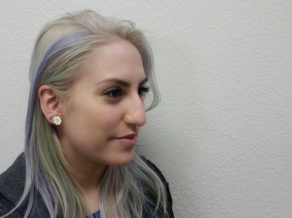 Bacon and Eggs Earrings