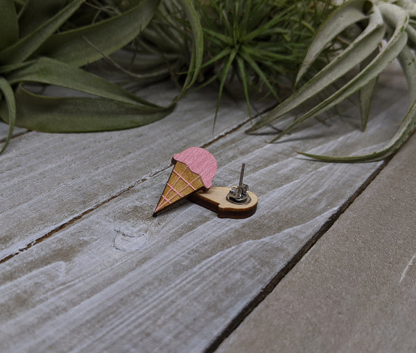 Ice Cream Cone Earrings