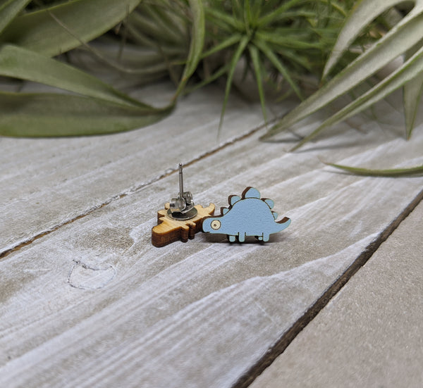 Scales The Stegosaurus Earrings