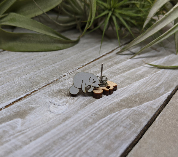 Manatee Earrings