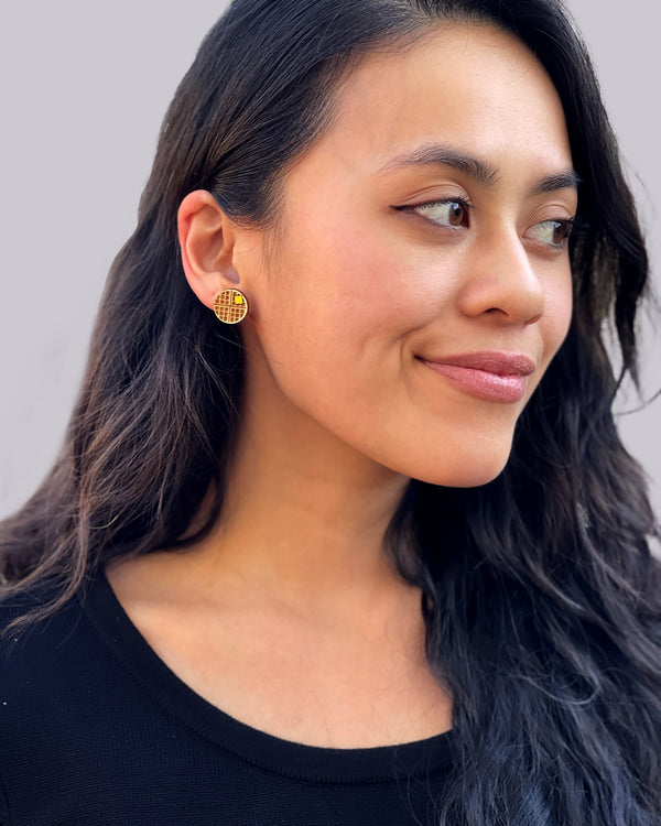 Chicken and Waffle Earrings- Featured in Rachael Ray Every Day Magazine