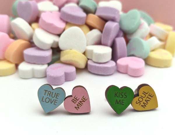 Candy Hearts Earrings