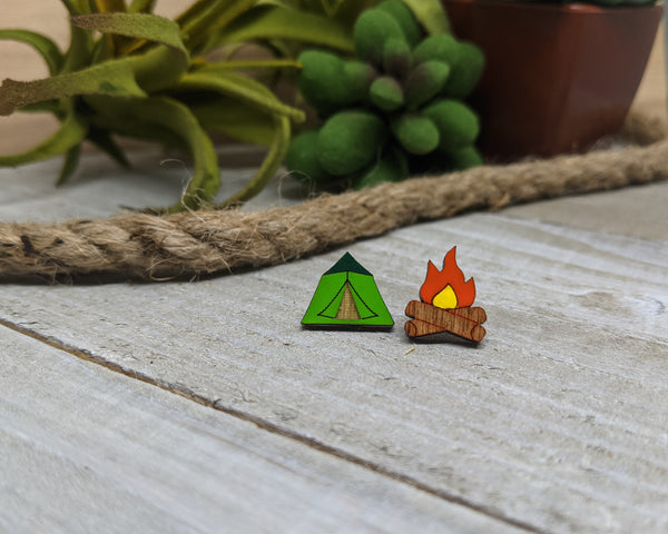 Camping Earrings