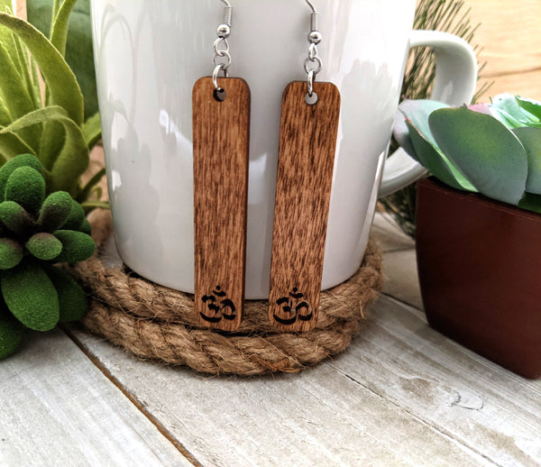 Om Dangle Earrings