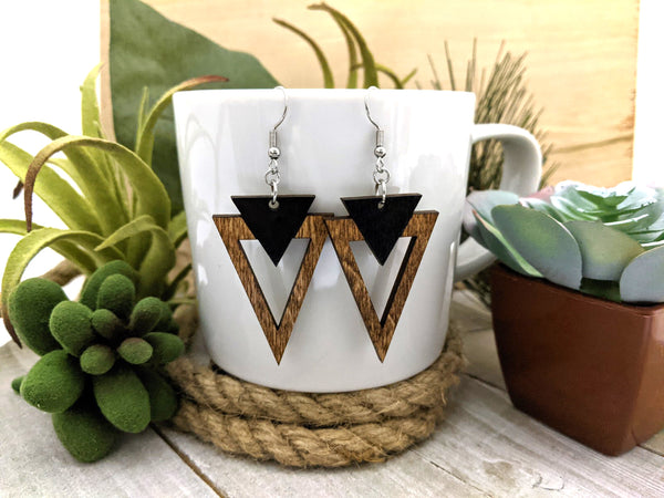 Deco Down Dangle Earrings