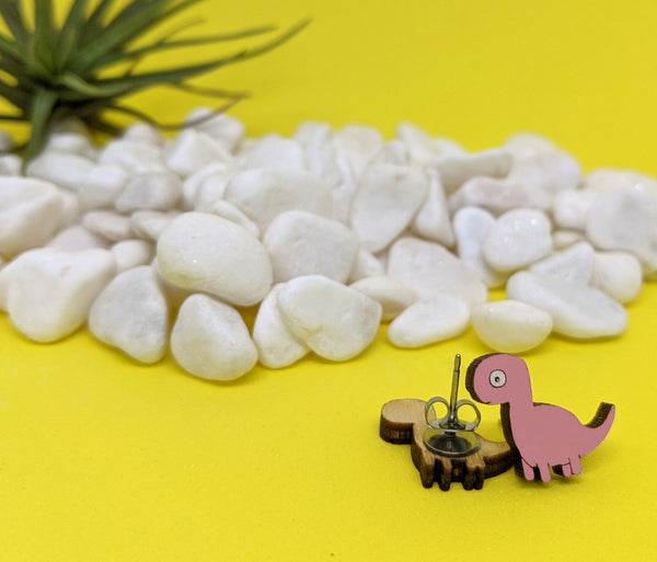 Long Neck the Brachiosaurus Earrings