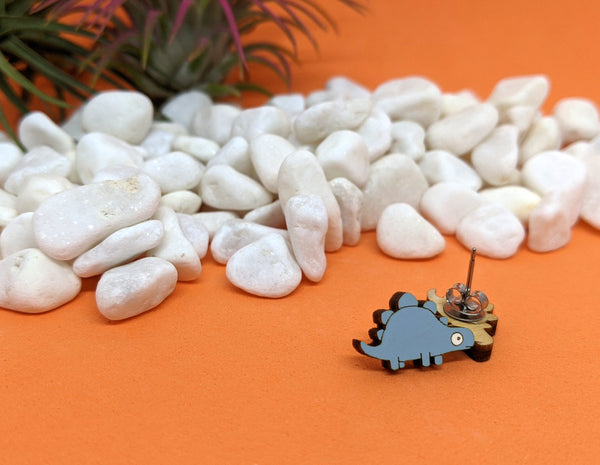 Scales The Stegosaurus Earrings