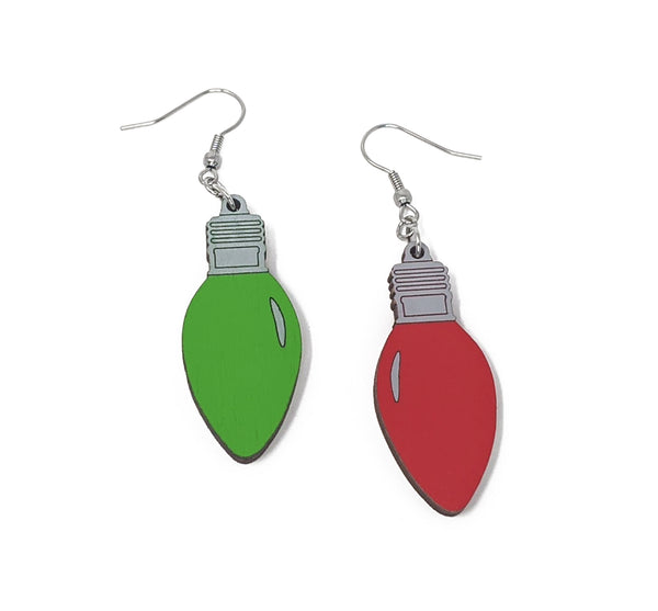 Christmas Light Dangle Earrings