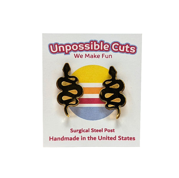 Snake Stud Earrings