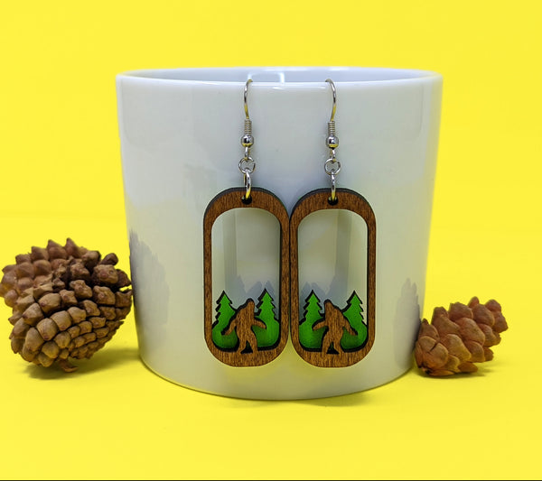Bigfoot Dangle Earrings