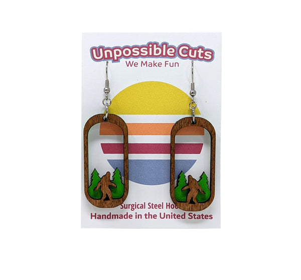 Bigfoot Dangle Earrings