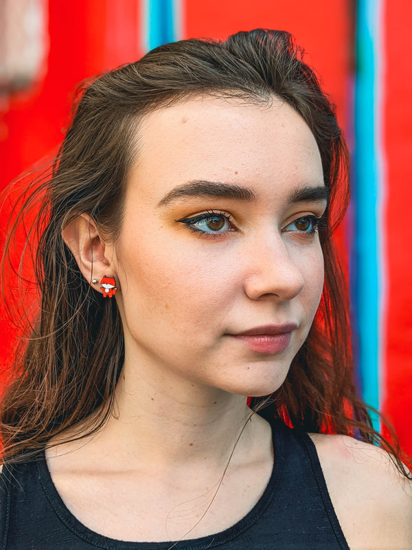Cute Fox Stud Earrings