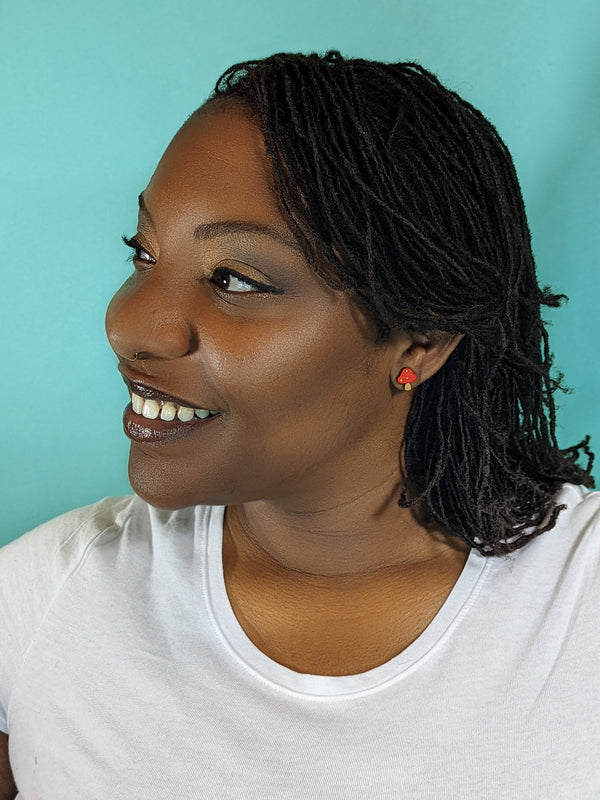 Mushroom Earrings