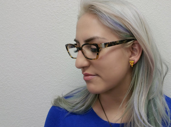 Pizza Earrings
