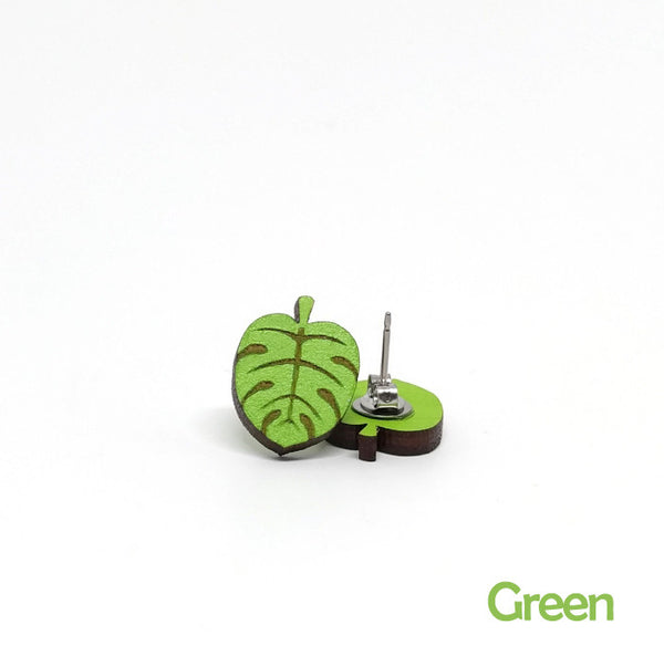 Monstera Leaf Earrings