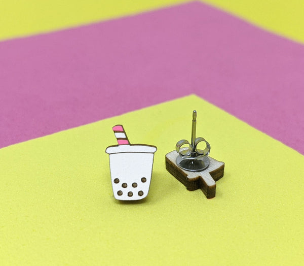Boba Tea Earrings