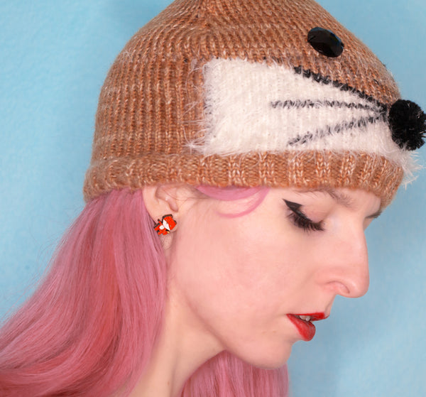 Cute Fox Stud Earrings