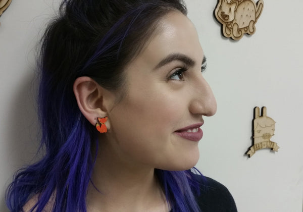 Fox Earrings
