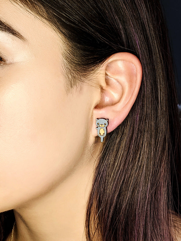Otter Earrings