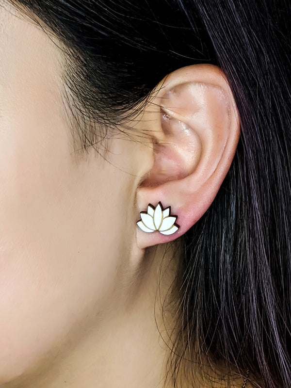Lotus Earrings