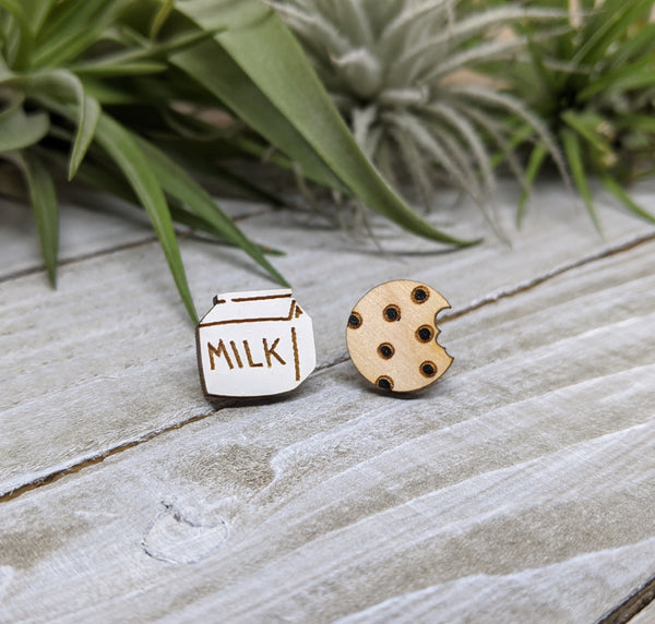 Milk and Cookie Earrings