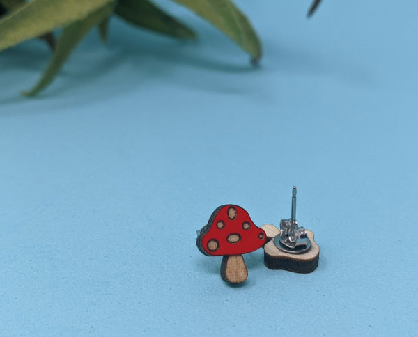 Mushroom Earrings