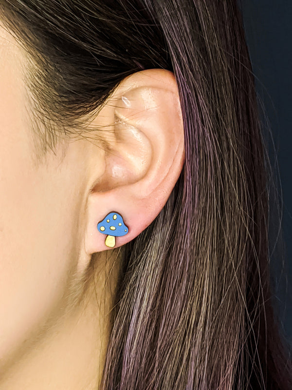 Mushroom Earrings