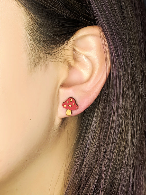Mushroom Earrings