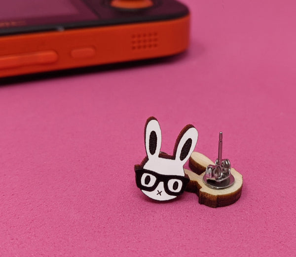 Nerd Bunny Earrings