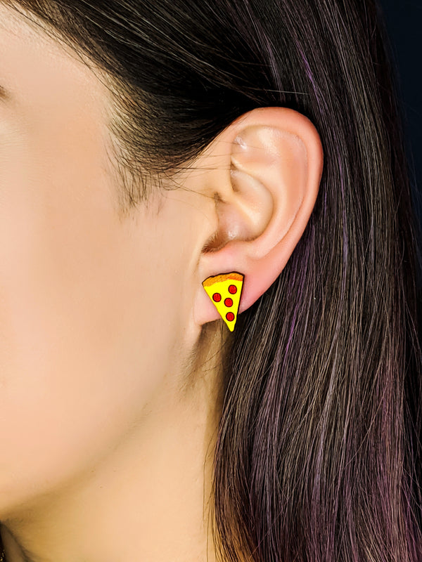 Pizza Earrings