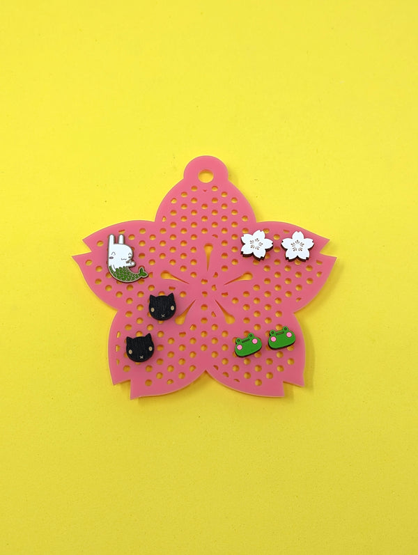 Cherry Blossom Earring/ Pin Holder