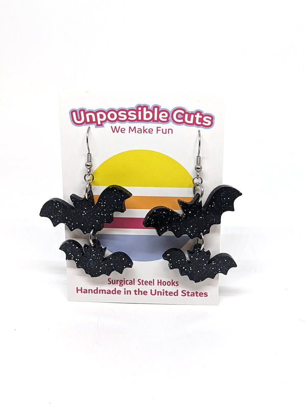 Bat Dangle Earrings