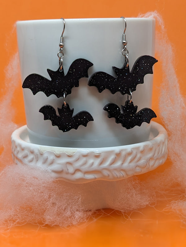 Bat Dangle Earrings
