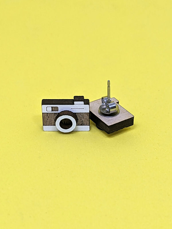 Camera Earrings