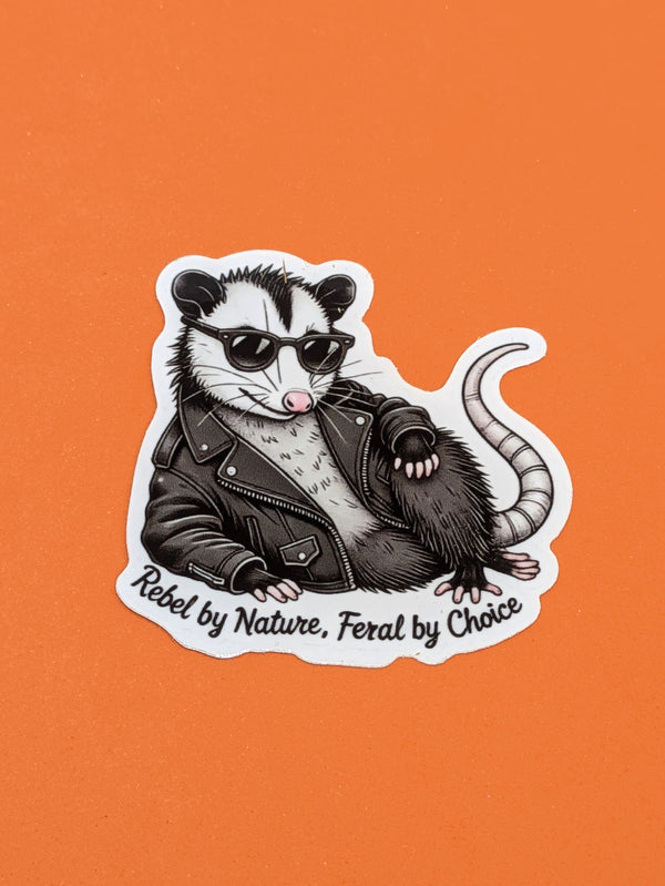 Opossum Rebel Sticker