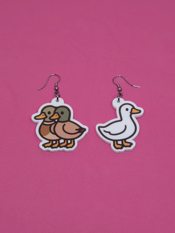 Duck, Duck ...... Goose!!!! Earrings