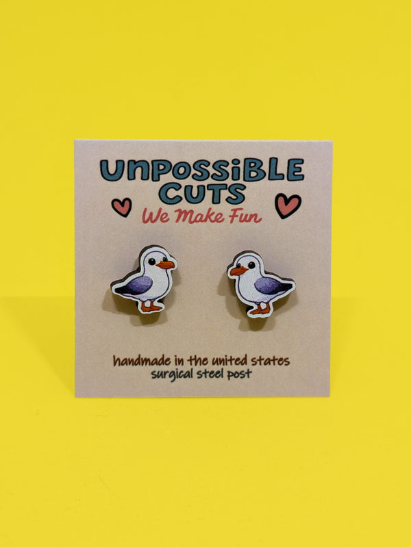 Seagull Stud Earring