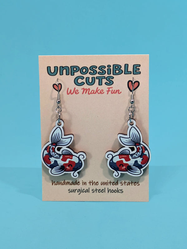 Koi Dangle Earrings