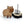 Load image into Gallery viewer, Cute Capybara Earrings – Chill Capybara Stud Earrings
