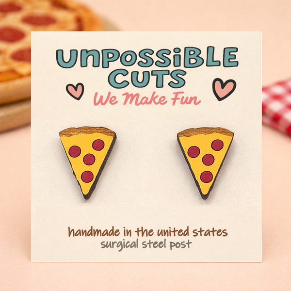 Pizza Earrings – Cute Pizza Stud Earrings for Food Lovers