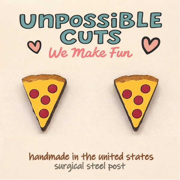 Pizza Earrings – Cute Pizza Stud Earrings for Food Lovers