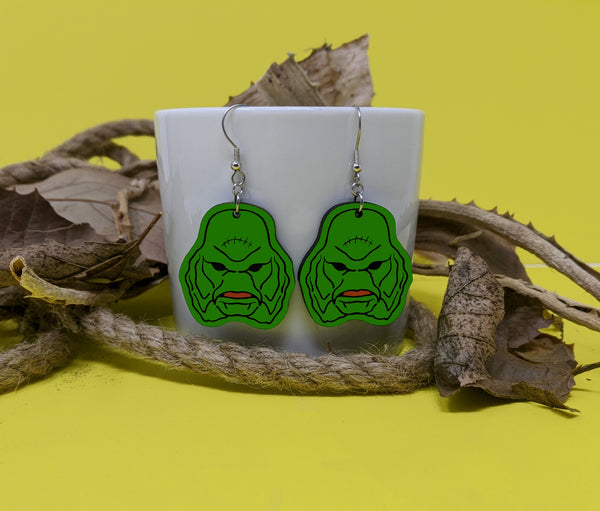 Lagoon Monster Dangle Earrings