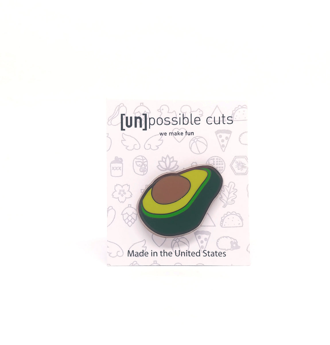 Avocado Enamel Pin – [un]possible cuts