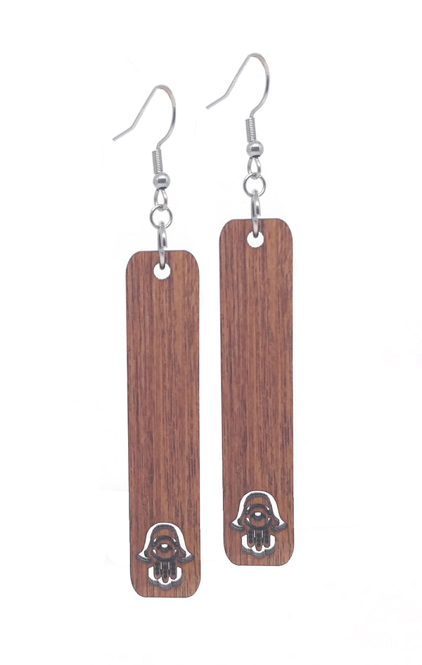 Hamsa Dangle Earrings